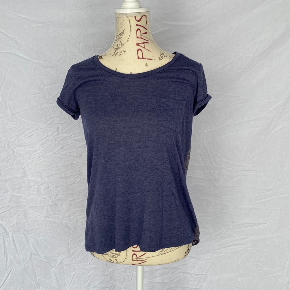Navy blue t-shirt